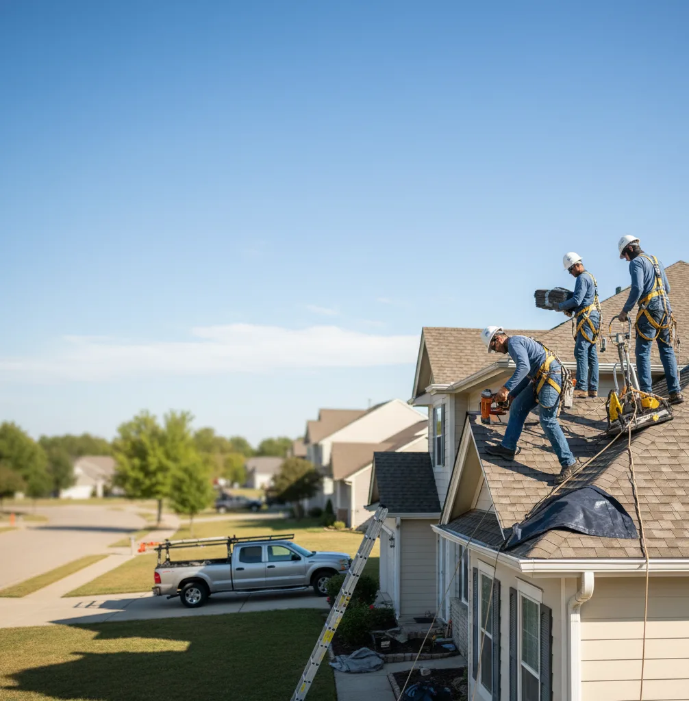 Emergency Roof Repair in O'Fallon, IL